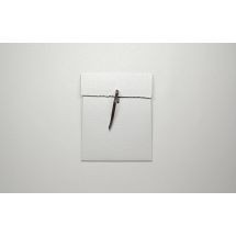 Carpeta de papel yute color crudo