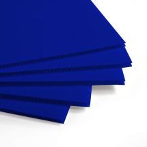 Coroplast azul rey 4 mm 700 g 1.22 x 2.44 m Placa